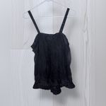 VAL MODE VINTAGE Y2K Women’s Sheer Lingerie Babydoll Top Black Size M Photo 2