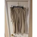 Chico's Zenergy Pants Size 3 Crop Cargo Active Stretch Travel Lot Of 2 Beige Blue Photo 5