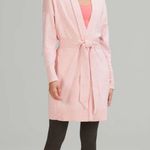 Lululemon Cotton - Cashmere Knit Wrap - Heathered Dew Pink Photo 1
