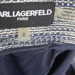 Karl Lagerfeld  blue tweed pencil skirt Photo 4