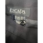ESCADA Wool Mini Skirt Short Straight Pencil 36 / 6 Women's Black Luxury Photo 3