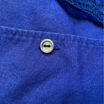 1849 Authentic Ranchwear Lace Sleeve Western Cropped Waist Cowgirl Rodeo Top Blue Size M Photo 5