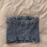 ZARA denim top Photo 1