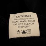 Robin Piccone  Pants Wide Leg Cover Up Tie Front Stretchy Black Small Photo 3