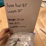 ZARA  Womens Black Faux Leather Long Puff Sleeve Drawstring Top  Size Large Photo 8