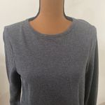 Nic+Zoe graphite studded cuff long sleeve tunic top size Mp Photo 5