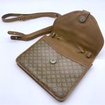 CELINE • Vintage Macadam Triomphe canvas and leather shoulder bag Photo 11