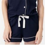 J.Crew pajama shorts navy with white trim medium Photo 0