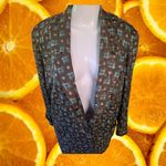 Anne Klein Vintage II Brown and Blue Blazer Size Small Photo 1
