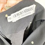 Giorgio Armani Vintage 90's Le Collezioni Dress Womens 6 Black Belted Polka Dots Photo 7