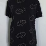 DC Comics Batman Black wirh Gold Short Sleeve T shirt Photo 0