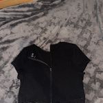 Windsor black top with dangling crystal fringe Photo 3