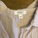 Dylan  sleeveless button up gauzy blouse size‎ XS gray Photo 1