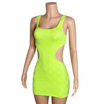 Lovers + Friends  In My Moment Mini Dress, Neon Green, Small Photo 5