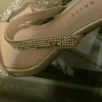 Kelly & Katie Courtnee Gold Rhinestone Heeled Sandal Size 9 Photo 5