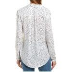 Bella Dahl Casual Long Sleeve Button Down Polka Dot Hipster Shirt size Medium Photo 1