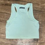 Alphalete  mint green cropped tank Photo 0