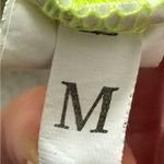 Neon Green square neck one pice back zipper Swimsuit, size M summer vacation Size M Photo 3