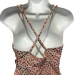 Garnet Hill Women Tankini Padded Modest Swimwear Top 10 Abstract Dots Resort Photo 4