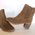 Madewell Autumn High Chelsea Suede Brown Leather Fall Women Boots 6.5 Photo 3
