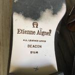 Etienne Aigner BEACON Brown Leather Buckle Loafers Shoes Womens Size 8.5M Photo 5