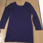 Forever 21 B17 New Sexy Women’s  Dress Long Sleeves Dark Purple Navy Size Medium Photo 5