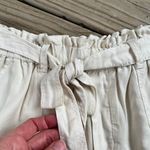 Aerie Women's Soft Knit Tie Waist Pull On Shorts Color Cream Size S. NEW Photo 2