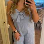 Pinstripe Jumpsuit Size L Photo 3