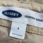 Old Navy Womens Everyday Short Chino Khaki Summer Shorts Tan Size 8 Photo 5