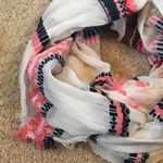 American Eagle WHITE PATTERNED INFINITY SCARF Photo 1