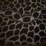 Black crushed velvet scarf Photo 3