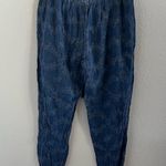 Young Fabulous and Broke YFB Blue Eyelet Lace Pants Rayon Cotton Medium Photo 5
