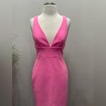 Amanda Uprichard New! Nelly Dress in Shocking Pink Sz Small $229 Photo 5