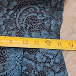 Lovers + Friends EveLace Long Sleeve Teal Romper size S Photo 7