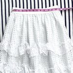 Senlis Lila White Eyelet & Lace Midi Skirt NWOT Size M Photo 6