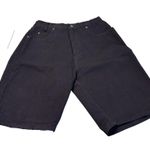 Vintage Penny Lane Jeans Short Bermuda High waist Retro Y2K 90s Black Short 14. Photo 0