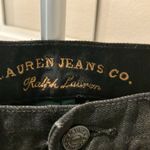 Ralph Lauren  zipped hem black jeans straight leg high rise Photo 5