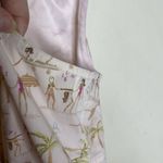 David Warren New York Womens Light Pink Beach Girl Pattern Long Dress Size 10 Photo 9