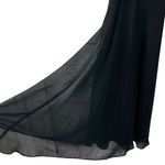 Evan Picone Petite SZ 6P Midi Halter Dress Beaded Empire Waist Lined Sleeveless Photo 2