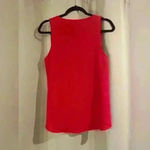 Everly Women’s Red  Sleeveless  Blouse Photo 1
