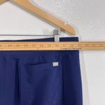 FIGS  Technical Collection Navy Scrub Pants XL Petite Straight Leg Drawstring Photo 5