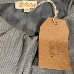 Listicle Women’s M Gray Ribbed Twist Front Sleeveless Top Medium Tank Top Basic Photo 4