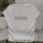 Reformation  Muse Tee In Earth Size XS Baby Tee NWOT Photo 0