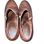 Baretraps  Theresa Brown Leather Clogs with wooden heels women's size 6.5 Photo 4