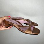 Taryn Rose Taryn‎ Rose Made in Italy Bronze Metallic Leather Heel Sandals Photo 2