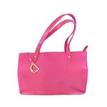 Lauren Ralph Lauren Hot Pink Leather Tote Bag Coin Purse Clutch Newbury Classic Photo 1