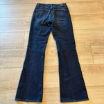 Paige  Women’s Monte Boot Cut Jean Dark Wash Faded Western Size 28 Photo 6