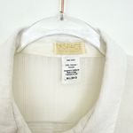 l*space L* Anita Button Front Tunic Swim Cover-up White Photo 3