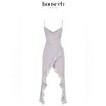 House Of CB  'Alexandria' Grey Floaty Maxi Dress NWOT‎ size XL Photo 3