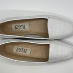 Enzo Angiolini White Liberty 25 leather Loafers Flats womens sz 8N Photo 3